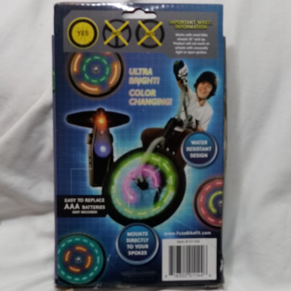 Fuze Gyro-Flasher Bike Wheel Light Effects - Picture 3 of 3